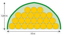 24 x Rundballen mit Ø 1,20 m